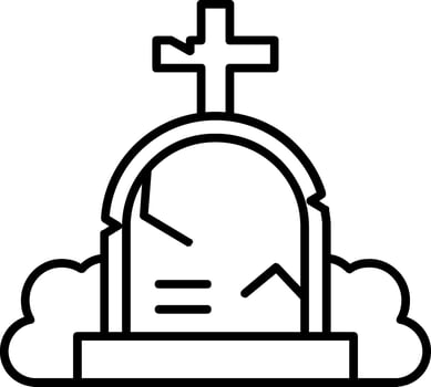 Tomb Vector Icon
