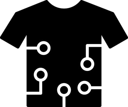 Smart Clothing Vector Icon