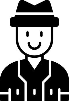 Cowboy Vector Icon