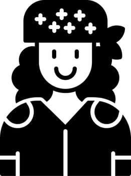Biker Vector Icon