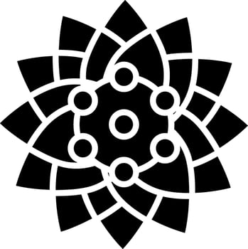 Mexican Aster Vector Icon