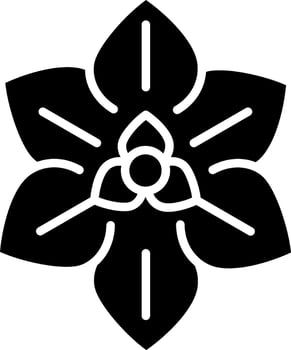 Euphorbia Pulcherrima Vector Icon