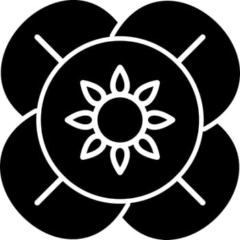 Hibiscus Vector Icon