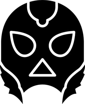 Wrestling Masks Vector Icon