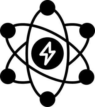 Atomic Energy Vector Icon