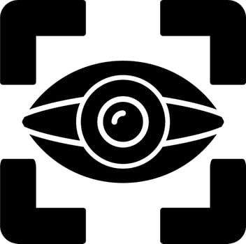 Eye Tracking Vector Icon