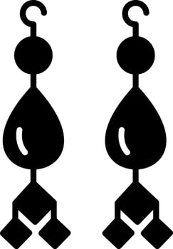 Earrings Vector Icon