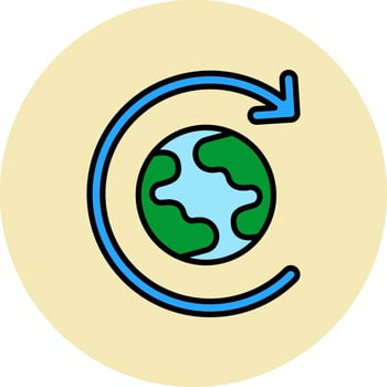 Rotation Vector Icon