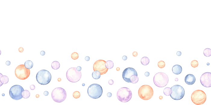 Banner of abstract seamless polka dot. Circle in soft pastel colors. Creative minimalist style. Splashes, bubbles, round doodle spots, brush strokes, stains. Watercolor illustration png