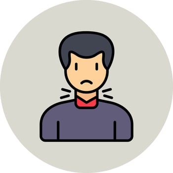 Thyroid Vector Icon