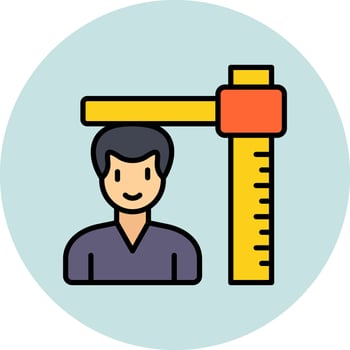Height Vector Icon