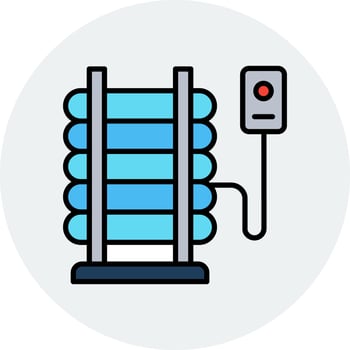 Anti Decubitus Mattress Vector Icon