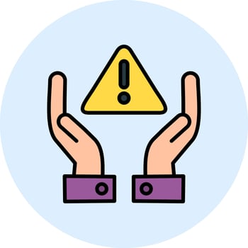 Risk Management Vector Icon
