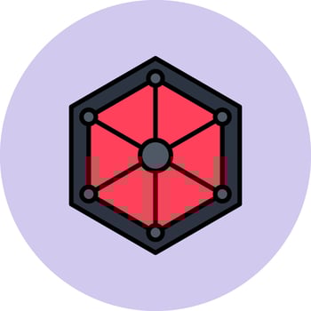 Hexagon Vector Icon