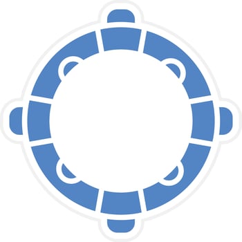 Rubber Ring Vector Icon
