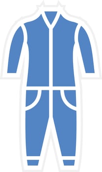 Overall Clothes Vector Icon