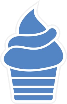Cupcake Vector Icon