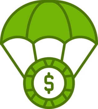 Parachute Vector Icon