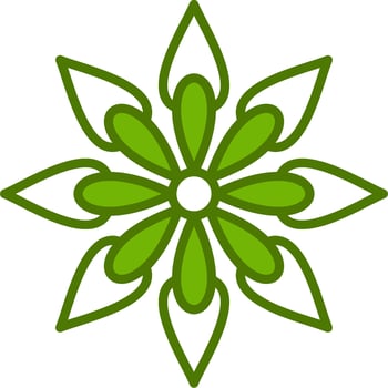 Zinnia Vector Icon