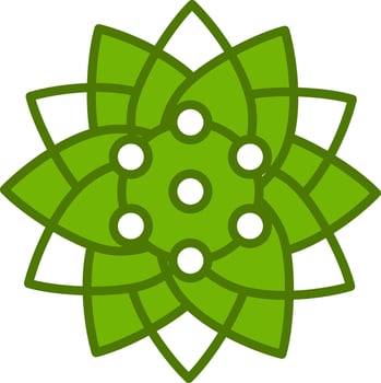 Mexican Aster Vector Icon