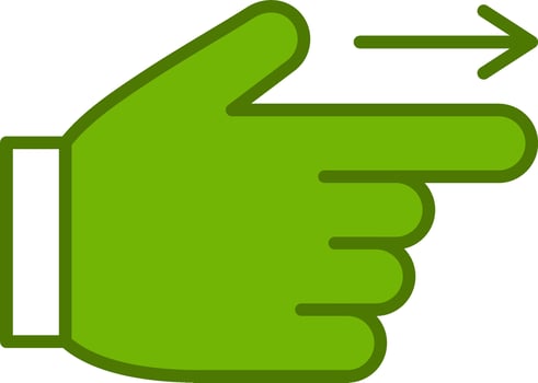 Pointing Vector Icon
