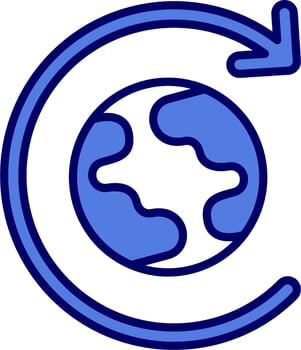 Rotation Vector Icon
