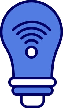 Smart Bulb Vector Icon