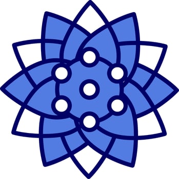 Mexican Aster Vector Icon