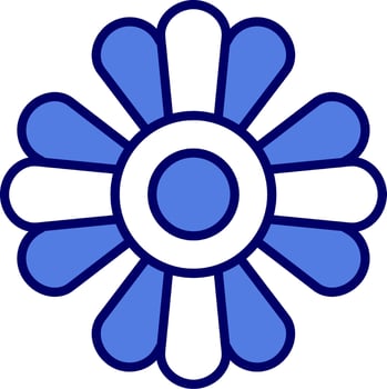 Gaillardia Vector Icon