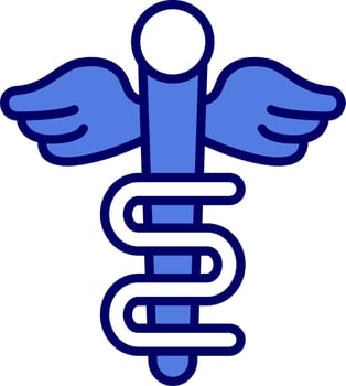 Rod Of Asclepius Vector Icon