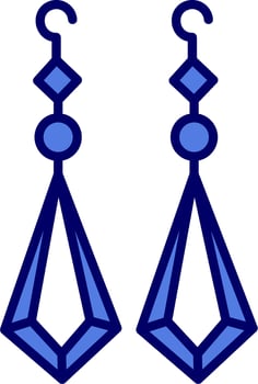Earrings Vector Icon