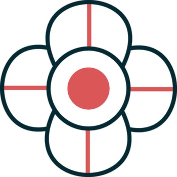 African Violet Vector Icon