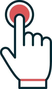 Double Tap Vector Icon