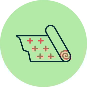 Roll Up Vector Icon