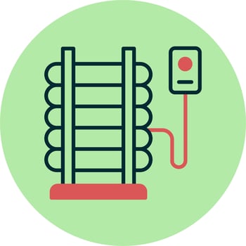Anti Decubitus Mattress Vector Icon