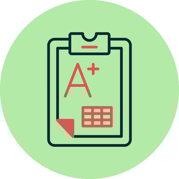Grades Vector Icon