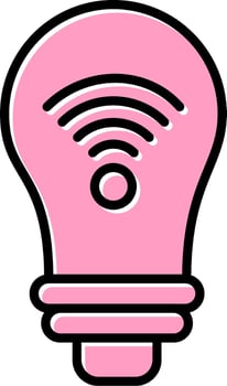 Smart Bulb Vector Icon