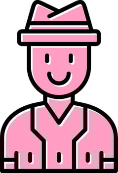 Cowboy Vector Icon