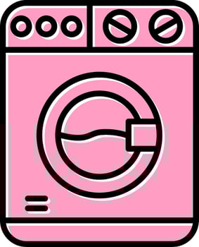 Washing Machine Vector Icon
