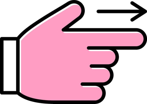 Pointing Vector Icon