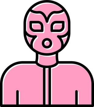 Wrestler Vector Icon