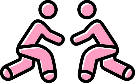 Wrestling Vector Icon