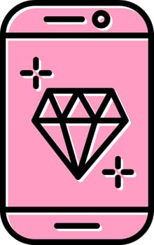 Diamond Vector Icon