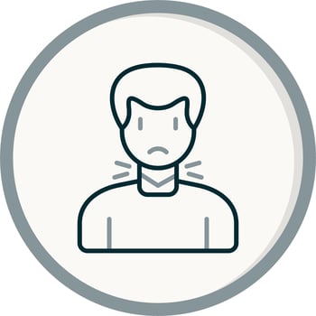 Thyroid Vector Icon