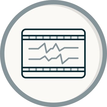 Ecg Vector Icon