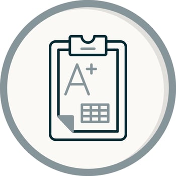 Grades Vector Icon