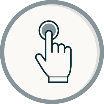 Double Tap Vector Icon