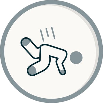Falling Down Vector Icon