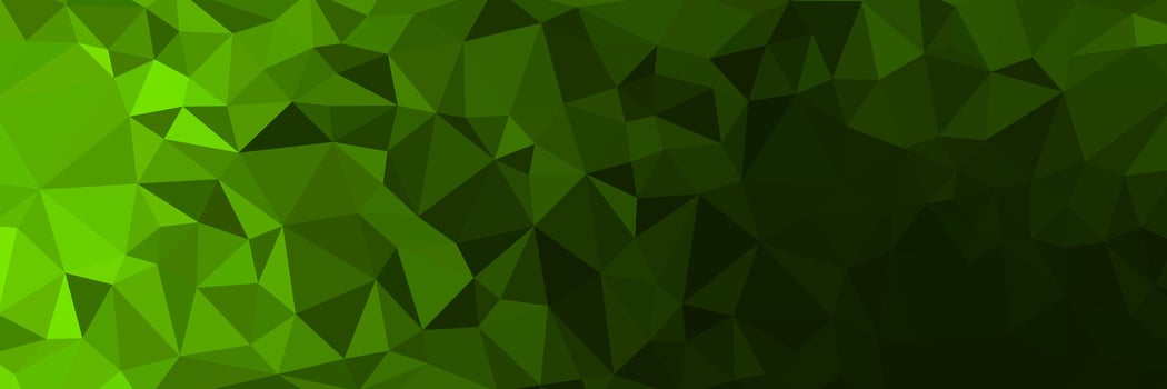 abstract green triangles dark background vector