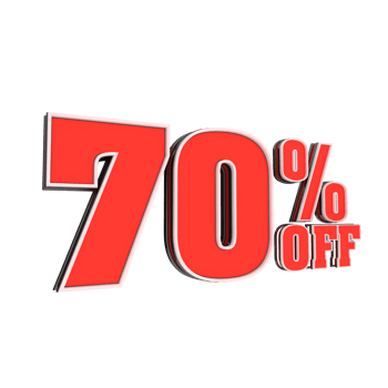 Free PNG Number 10 to 90 percent discount